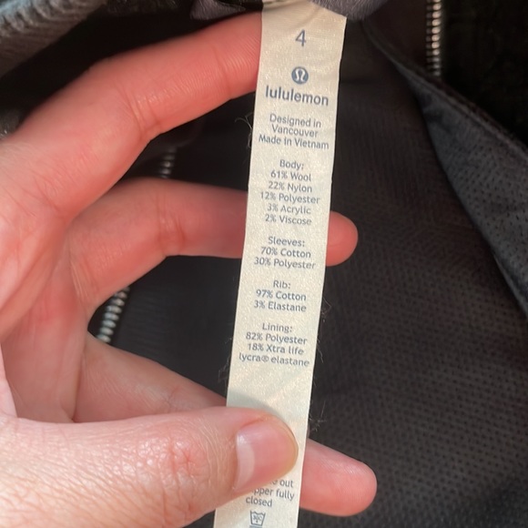 Wool lululemon Jacket - Picture 2 of 3